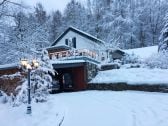 Waldhaus im Schnee