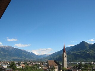 view from the balcony