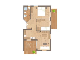 Holiday apartment Lana Floor Plan 22
