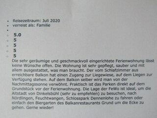 Holiday apartment Dinkelsbühl Document 42