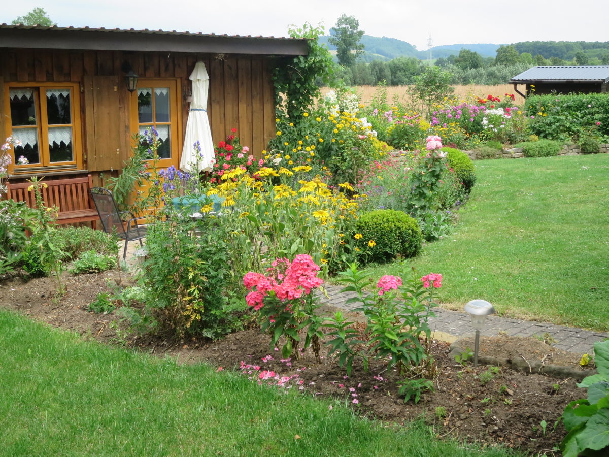 Terrassenblick zum Freisitz