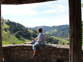 Blick vom Aussichtsturm ins Münstertal