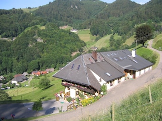 Panoramablick auf das Haus Dobel