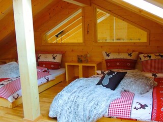 Cosy bedroom in the attic