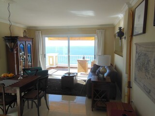 A glimpse of the outdoor area