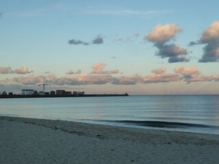 Der Weidefelder Strand mit Blick auf Haus Bollwark