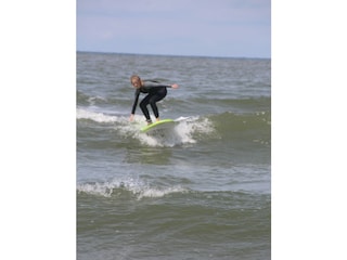 Surfen am Strand