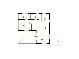 Ferienhaus Hejlsminde Grundriss 2
