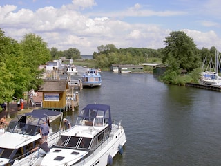 Blick auf die Elde in Plau am See