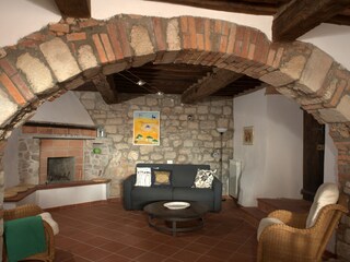 Senesischer Bogen als Raumteiler