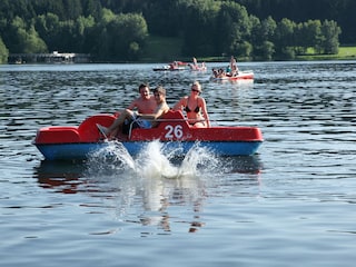 Stehpaddel und Tretbootverleih