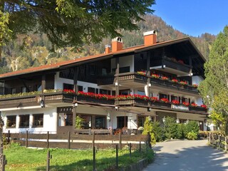 Aussenansicht des Hauses Almblick Reit im Winkl