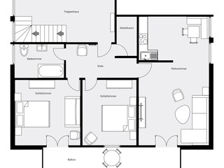 Holiday apartment Köwerich Floor Plan 14