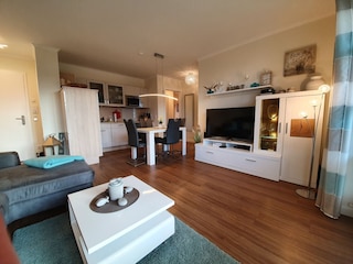 Der entspannende Wohn- und Essbereich zum  "Chillen"