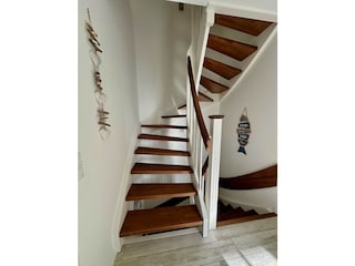 Treppe zum Dachgeschoß
