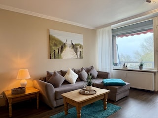 Relaxcouch mit Schlaffunktion und Panoramablick