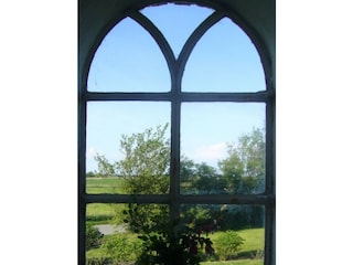 Blick aus dem kleinen Schlafzimmerfenster