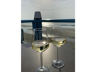Am Abend beim 'de Stranttent'