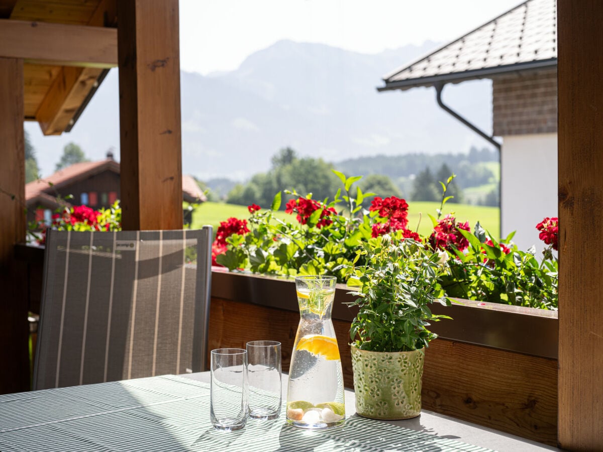 Ausblick Ferienwohnung Stuibock