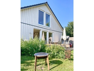 Terrasse, Feuerkorb, Grill, Strandkorb, Windschutz