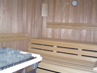 For relaxation - the Finnish Sauna