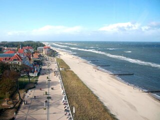 View of Kühlungsborn West and the beautiful beach