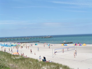 Ein Teil d. separaten Kühlungsborner Aktivitätsstrandes