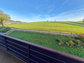Lovely idyll: view from the bedroom window