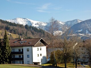 Die Rückseite Ihres Urlaubsquartiers(schöner Bergblick)