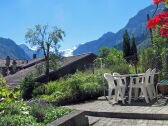 Terrace overlooking the Jungfraugroup