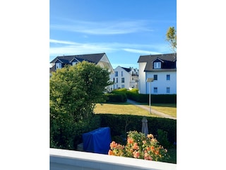 Blick vom Balkon