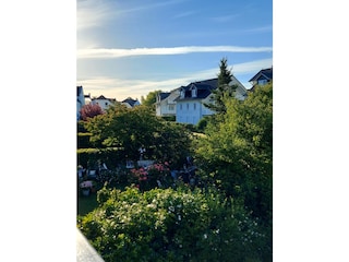 Blick vom Balkon