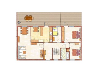 Casa per le vacanze Nora Pianta del piano 37