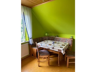 Die Sitzecke in der Küche