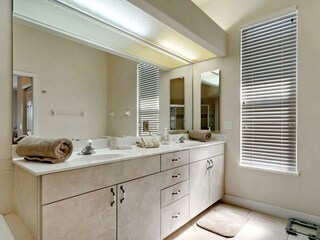 Master bathroom of the villa in Cape Coral, FL