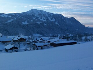 Winter- Abendstimmung über Kalchenbach