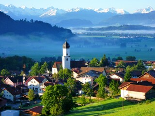 Blick auf unserem Hauptort Rettenberg