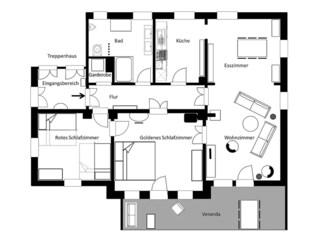 Apartamento de vacaciones Dresden-Blasewitz Plano de planta 38