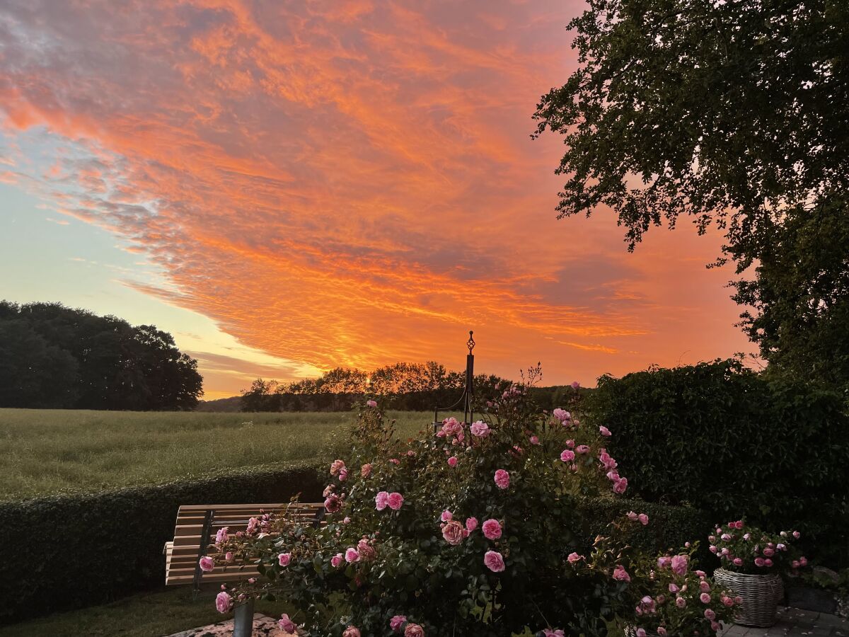 Sonnenuntergang in der Lütten Hütte