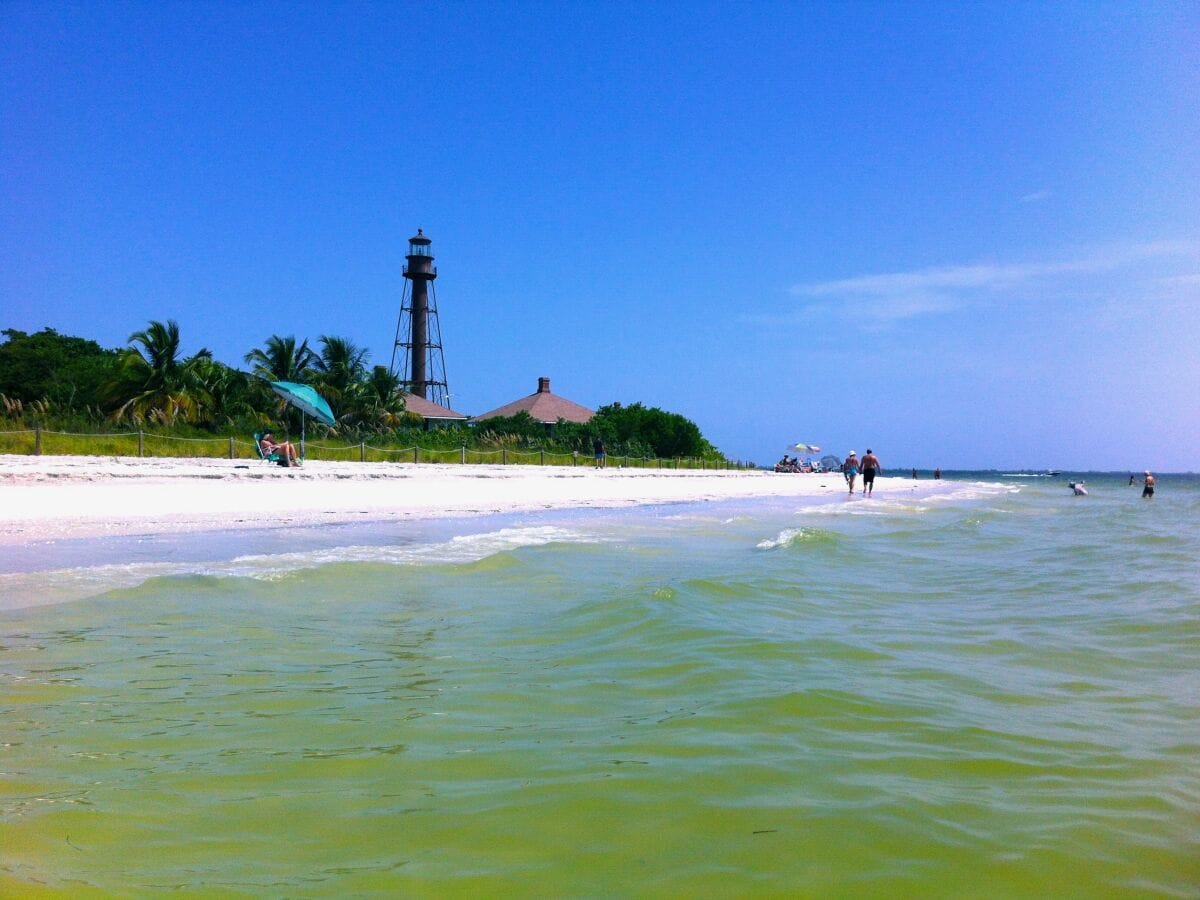 Lighthouse Beach , Sanibel • mit Delphingarantie