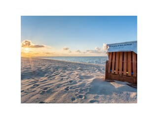 Sonnenuntergang am Hooksieler Strand
