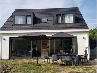Haus vom Garten aus gesehen