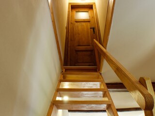Ferienhaus Stobenstrasse - Treppe zum Schlafzimmer -