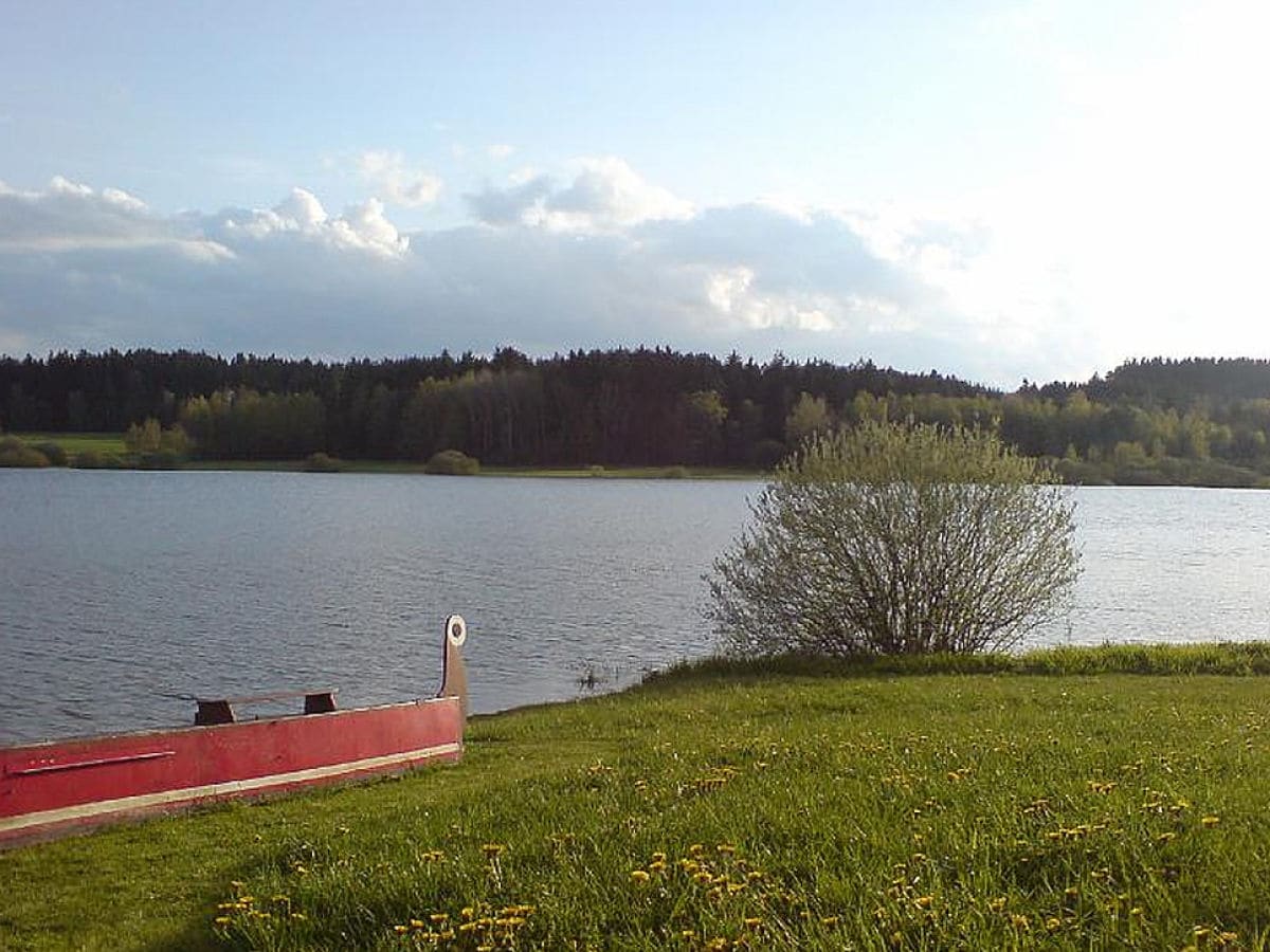 Baden und Angeln im Silbersee