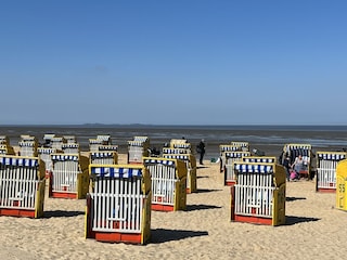 Strandkörbe in Döse