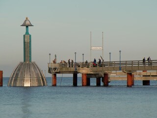 Neueste Attraktion, die Tauchglocke an der Seebrücke