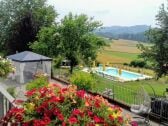 View from the balcony with cortyard & Garden