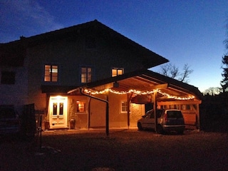 Blick auf das Haus