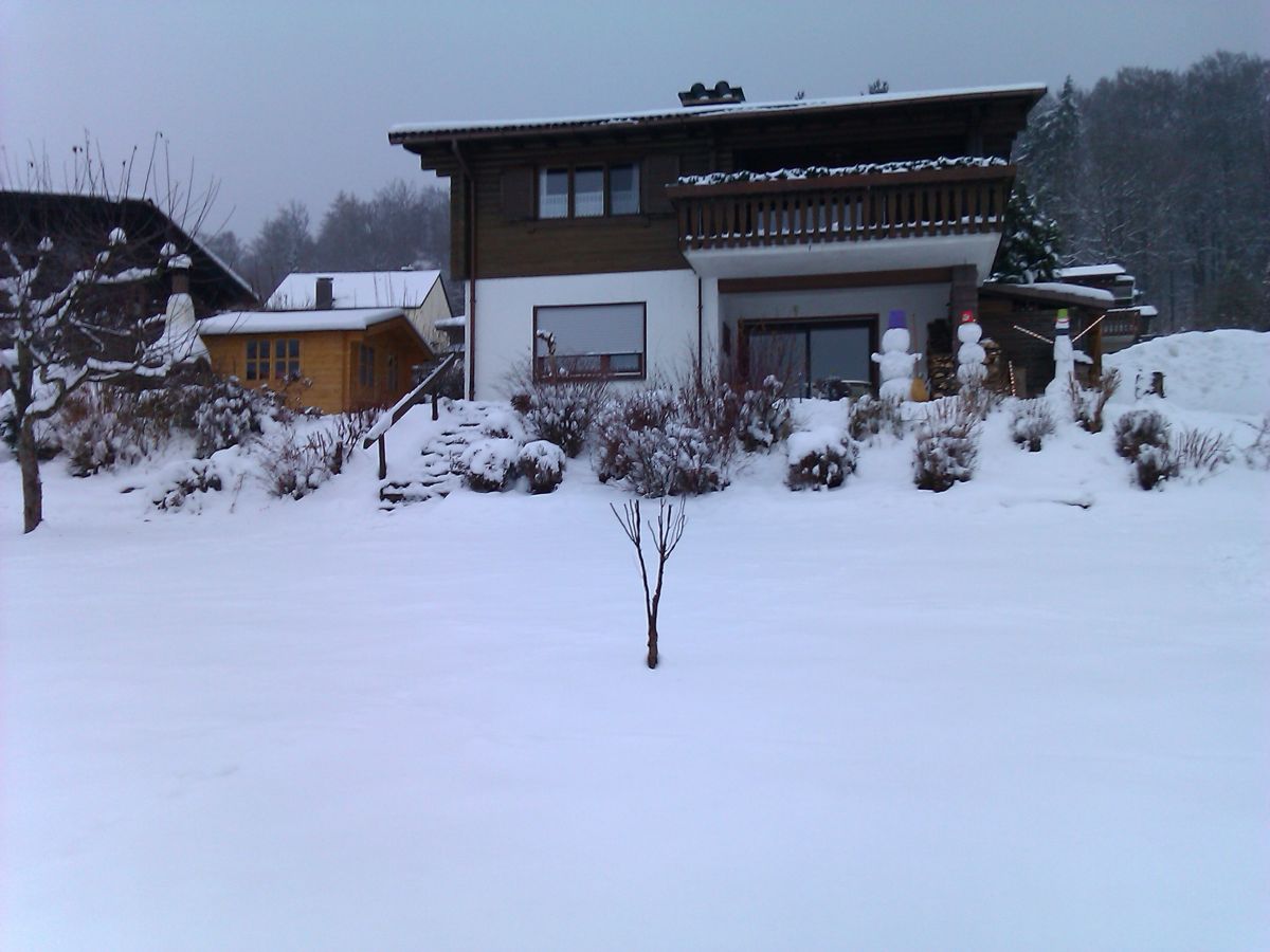 Haus im Winter