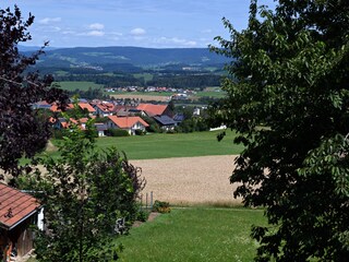 Blick  von Balkon nach Norden